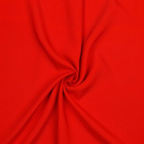 Viscose stof geweven *Vera* - rood