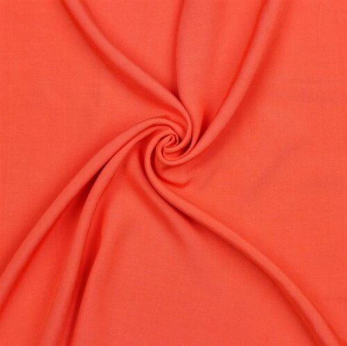 Viscose fabric woven *Vera* - coral