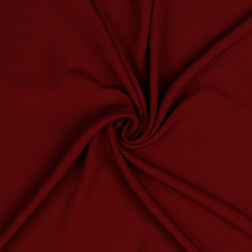 Viscose fabric woven *Vera* - dark burgundy