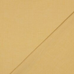 Cotton poplin yarn-dyed - ochre