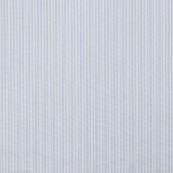 Baumwollpopeline Streifen 3mm, garngefärbt - hellblau