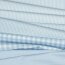 Baumwollpopeline Streifen 3mm, garngefärbt - hellblau