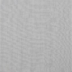 Popelina de algodón rayas 3mm, hilo teñido - gris