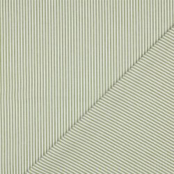 Rayures de popeline de coton 3mm, fil teint - vert bouteille
