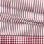Cotton poplin stripes 3mm, yarn dyed - berry