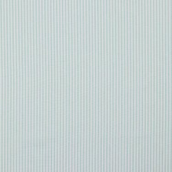 Popelina de algodón rayas 3mm, hilo teñido - azul celeste