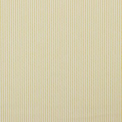 Rayures de popeline de coton 3mm, fil teint - jaune