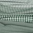 Cotton poplin stripes 3mm, yarn dyed - dark green