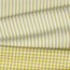 Cotton poplin stripes 3mm, yarn dyed - ochre
