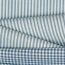 Cotton poplin stripes 3mm, yarn dyed - blue