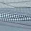 Cotton poplin stripes 3mm, yarn dyed - blue