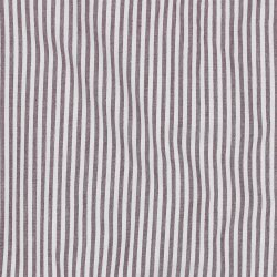 Baumwollpopeline Streifen 3mm, garngefärbt - aubergine