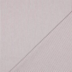 Katoen poplin strepen 3mm, garen geverfd - kaasjeskruid