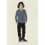 Jersey jeans look - donkerblauw