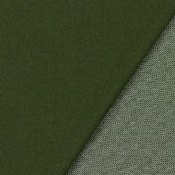 Baumwolljersey Jeans-Optik - dunkeloliv