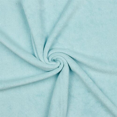Stretch terry cloth *Vera* - light blue