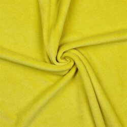Tissu éponge extensible *Vera* - jaune clair