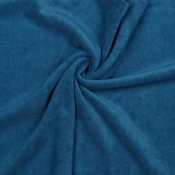 Stretch terry cloth *Vera* - blue