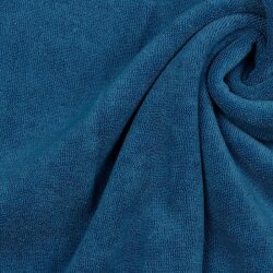 Stretch terry cloth *Vera* - blue