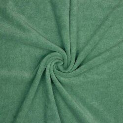 Stretch terry cloth *Vera* - old green