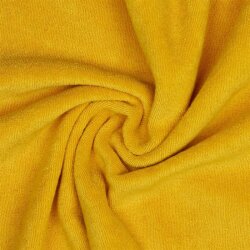 Stretch terry cloth *Vera* - yellow