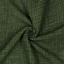 Mušelín Stonewash - mechově zelená