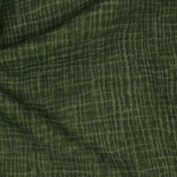 Mussola Stonewashed - verde muschio