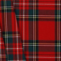 SCOTTISH CHECK - red