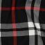 Stretch tartan - black/white/red
