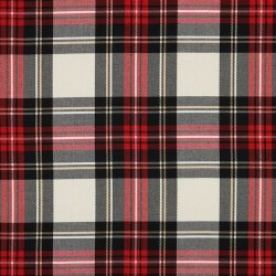 Schottenkaro Stretch - schwarz/RED/YELLOW/WHITE