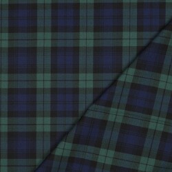Tartan Stretch - noir/bleu/vert