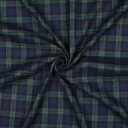 Schottenkaro Stretch - schwarz/BLUE/GREEN/kleine