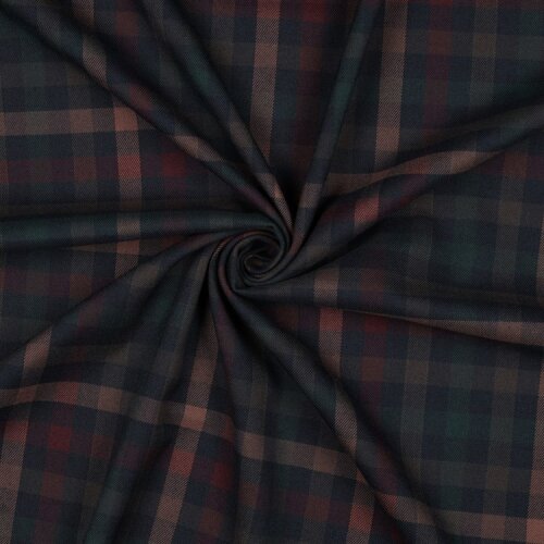 Schottenkaro Stretch - dunkelblau/RED/CAMEL/GREEN