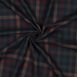 Schottenkaro Stretch - dunkelblau/RED/CAMEL/GREEN