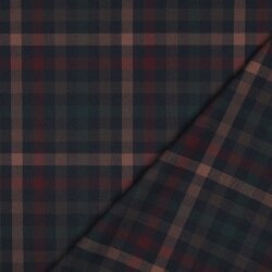 Schottenkaro Stretch - dunkelblau/RED/CAMEL/GREEN