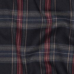 Schottenkaro Stretch - dunkelblau/RED/CAMEL