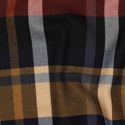 Tartán elástico - gris/rojo/amarillo