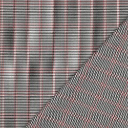 Tartan Stretch - noir/blanc/rouge