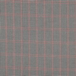 Stretch tartan - black/white/red