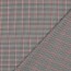 Tartan Stretch - noir/blanc/rouge