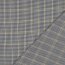 Gabardine Schottenkaro Stretch - schwarz/weiss/ocker