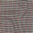 Stretch tartan - off-white/petrol/wine red