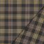 Tartan stretch - grey/ochre/rust