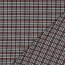 Gabardine Schottenkaro Stretch - dunkelblau/hellblau/rost
