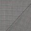 Stretch tartan - black/white/red