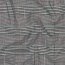 Gabardine Schottenkaro Stretch - schwarz/weiss/rot