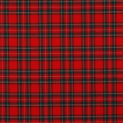 SCOTTISH CHECK - red