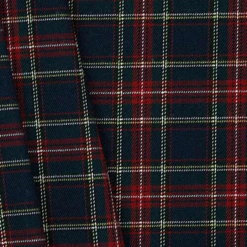 SCOTTISH CHECK - bleu foncé