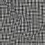 Popeline di cotone 2.7mm Vichy Check - nero