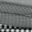 Bavlněný Poplin 2,7 mm Vichy Check - černý